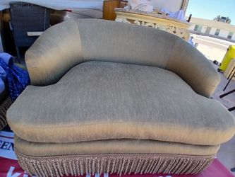Vintage deep plush lounge chairs
