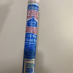 NEW Laminated World Map 