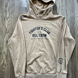 FIGHTER'S CLUB HOODIE - SAND