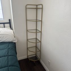 Gold Corner Shelf 