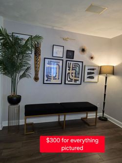 Modern Glam Entryway Set – $300 OBO