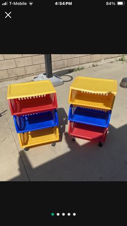 2 Toy Storage Cubbies 