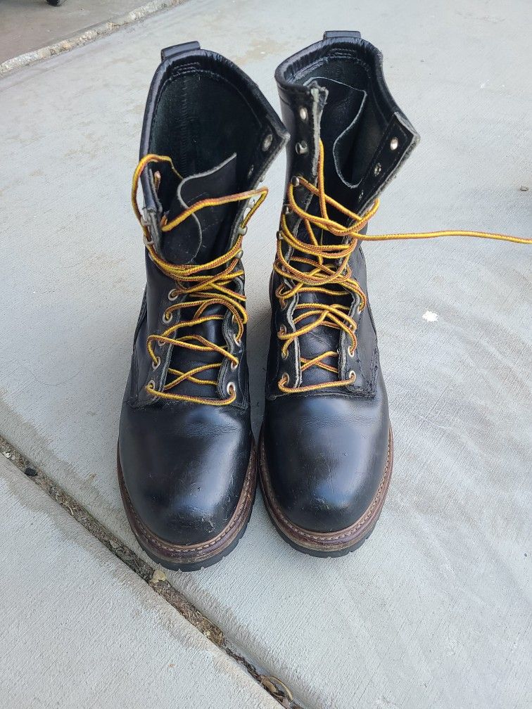 Red WING Work Boots 