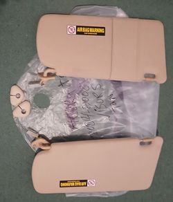 Tan visors for acura tsx 04to08 Oem