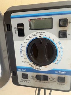 Irritrol RD-900 Sprinkler System Timer Controller