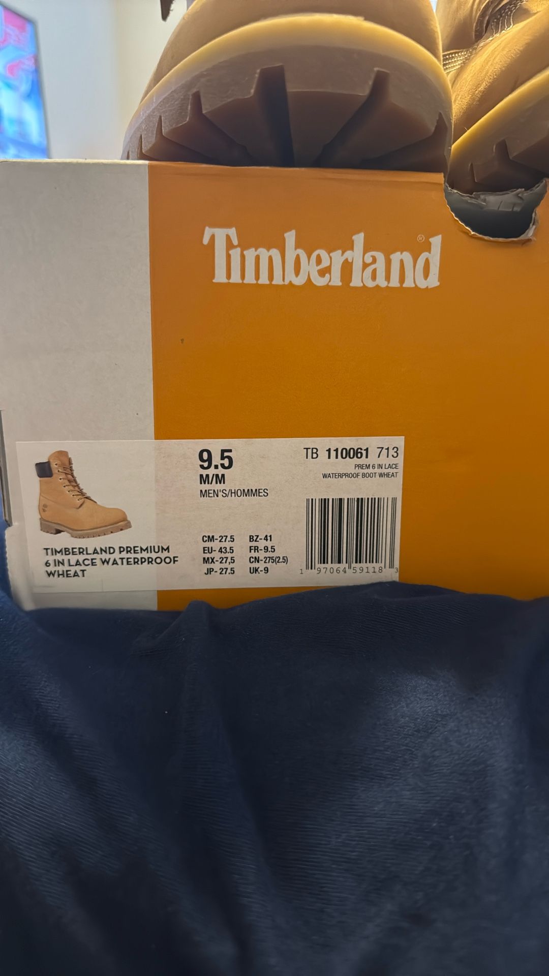 Brand New 9.5 Men’s Timberlands