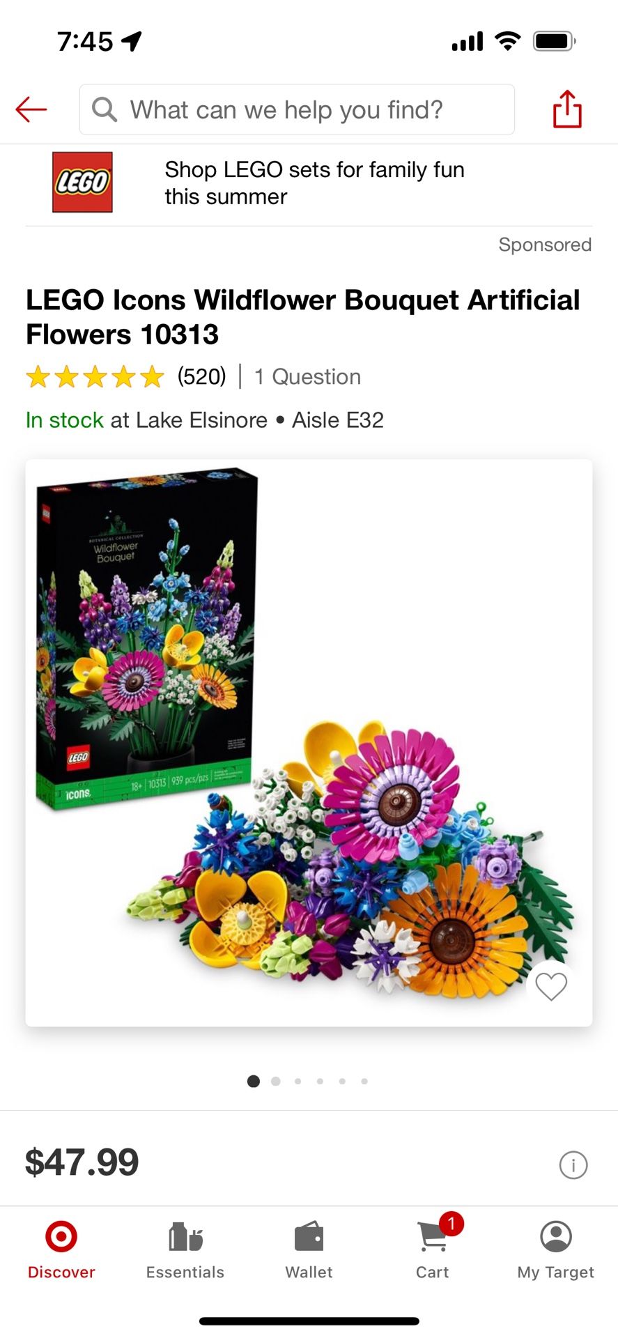 LEGO Wildflower bouquet