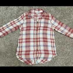 Women's Lucky Brand Plaid Shirt Size S