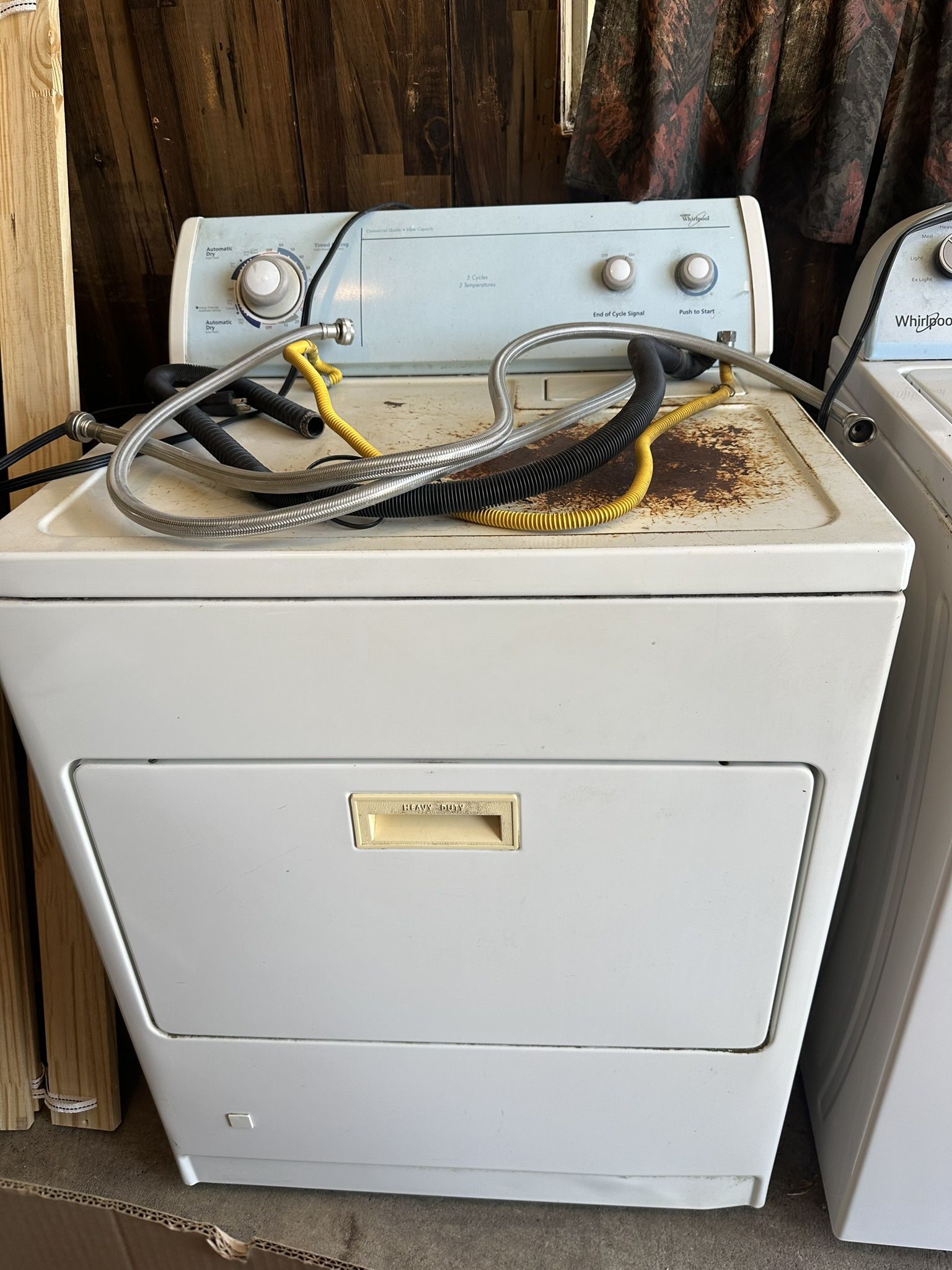 Whirlpool Dryer-Front Loading