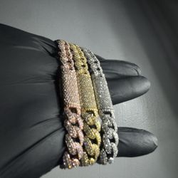 10MM VVS1 Moissanite Cuban Link 