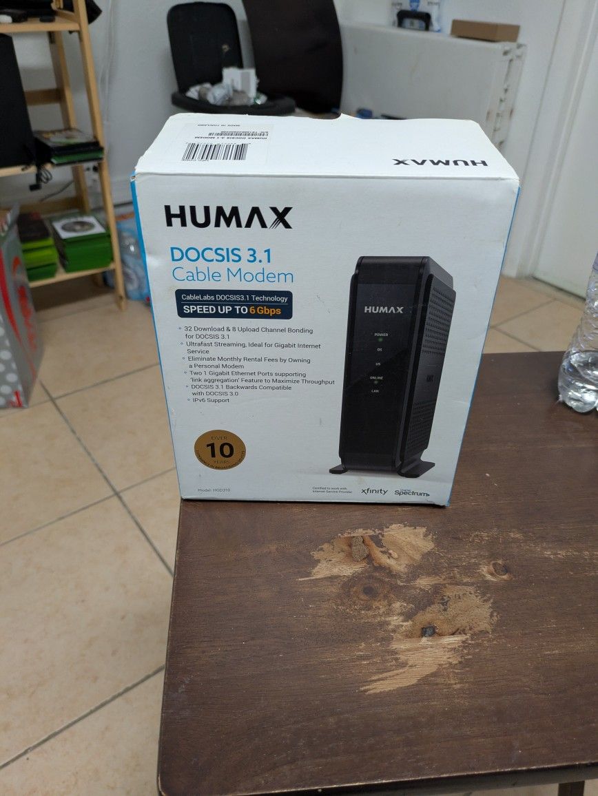 Humax DOCSIS 3.1 Cable Modem Xfinity and spectrum