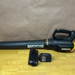 WORX Power Share TURBINE 20v 360-CFM 75-MPH Cordless Battery Handheld Leaf Blower