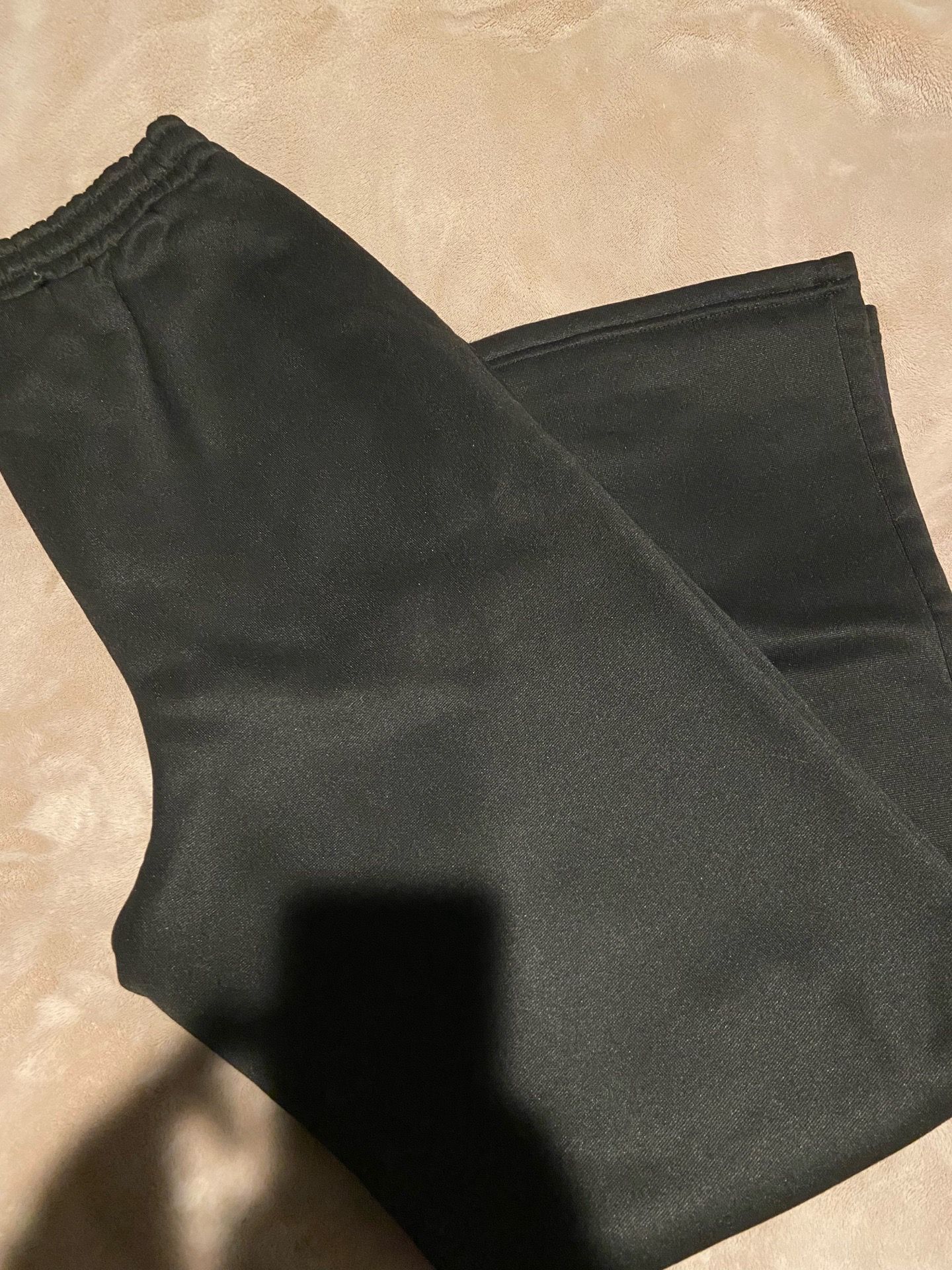 Straight leg black sweats