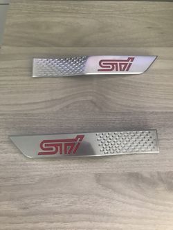 Sabaru Side Fender Badge OEM