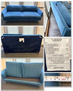 West Elm Sofa (78” wide) [Retail $1000] $300 OBO (70% oﬀ)