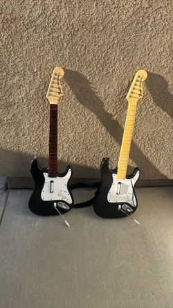Rock Band guitars