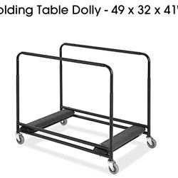 ULINE Folding Table Dolly - 49 x 32 x 41”