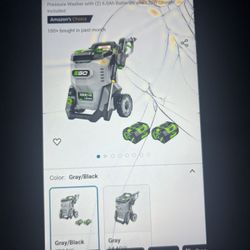 Ego Power +3200 PSI 56 Volt Lithium-ion Cordless Pressure Washer
