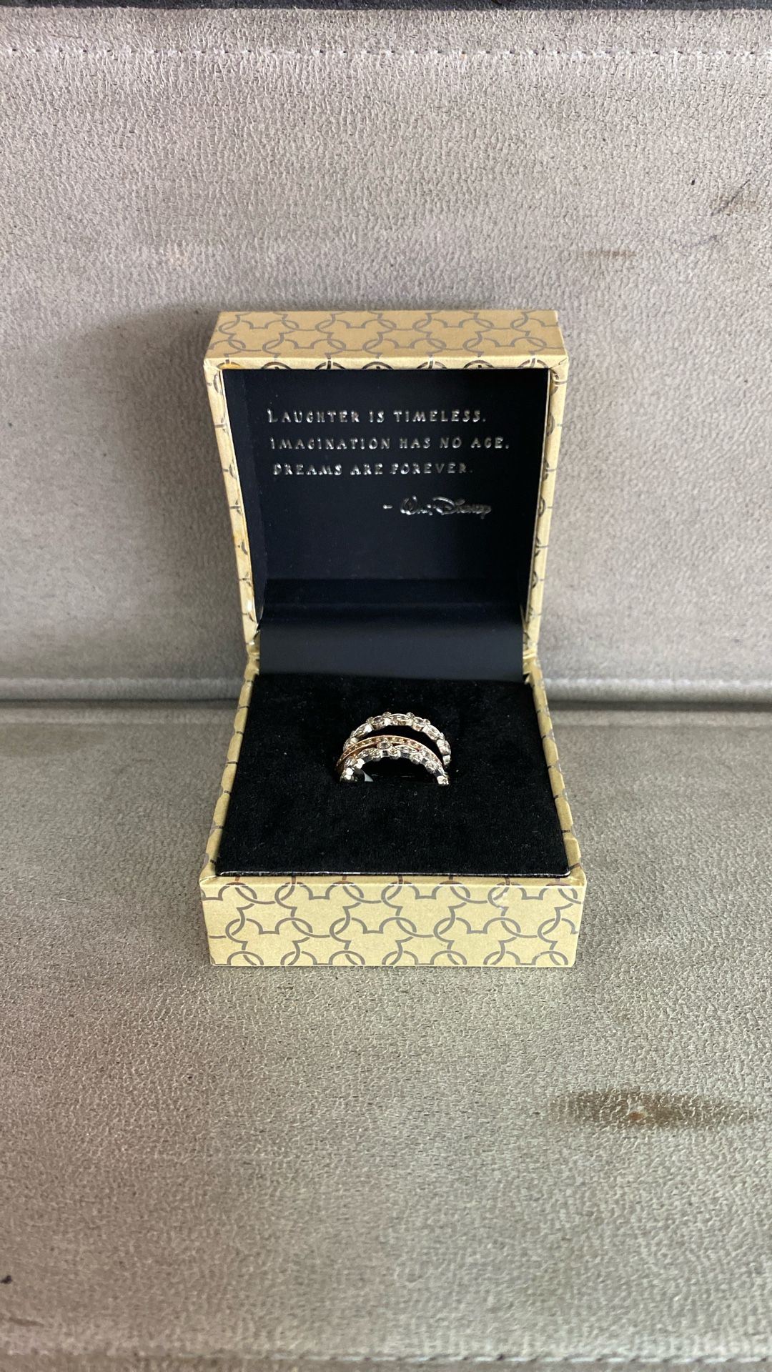 Silver Disney Rebecca Hook Rings Size 6