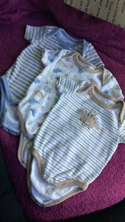 3-6m boys onesie set