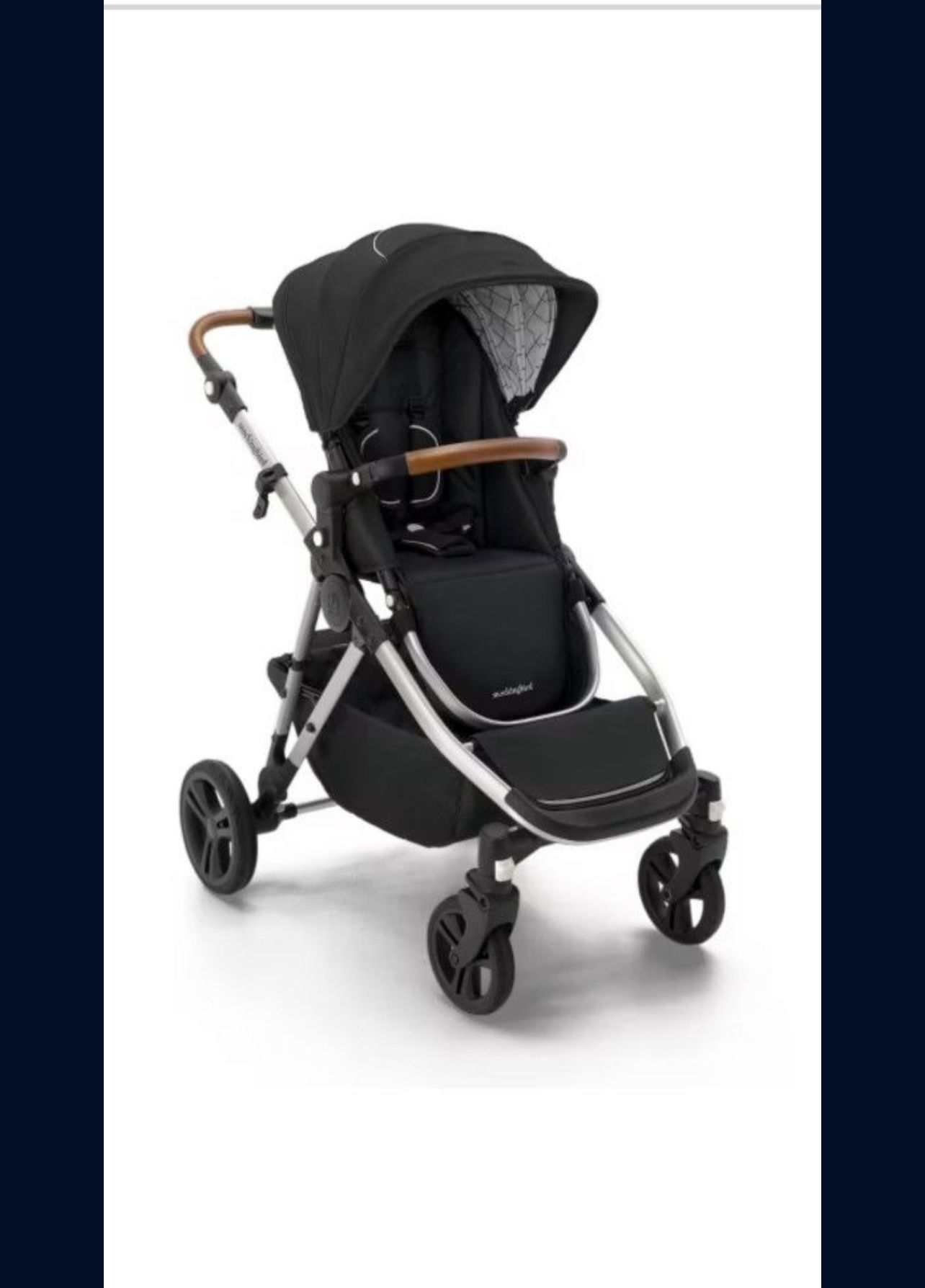 Mockingbird Single-To-Double Stroller 2.0 – Black Windowpane