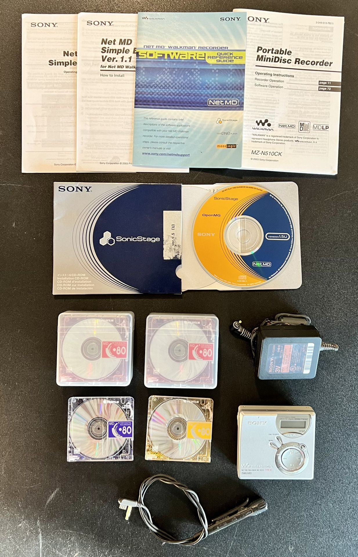 Sony Minidisc Player/Recorder