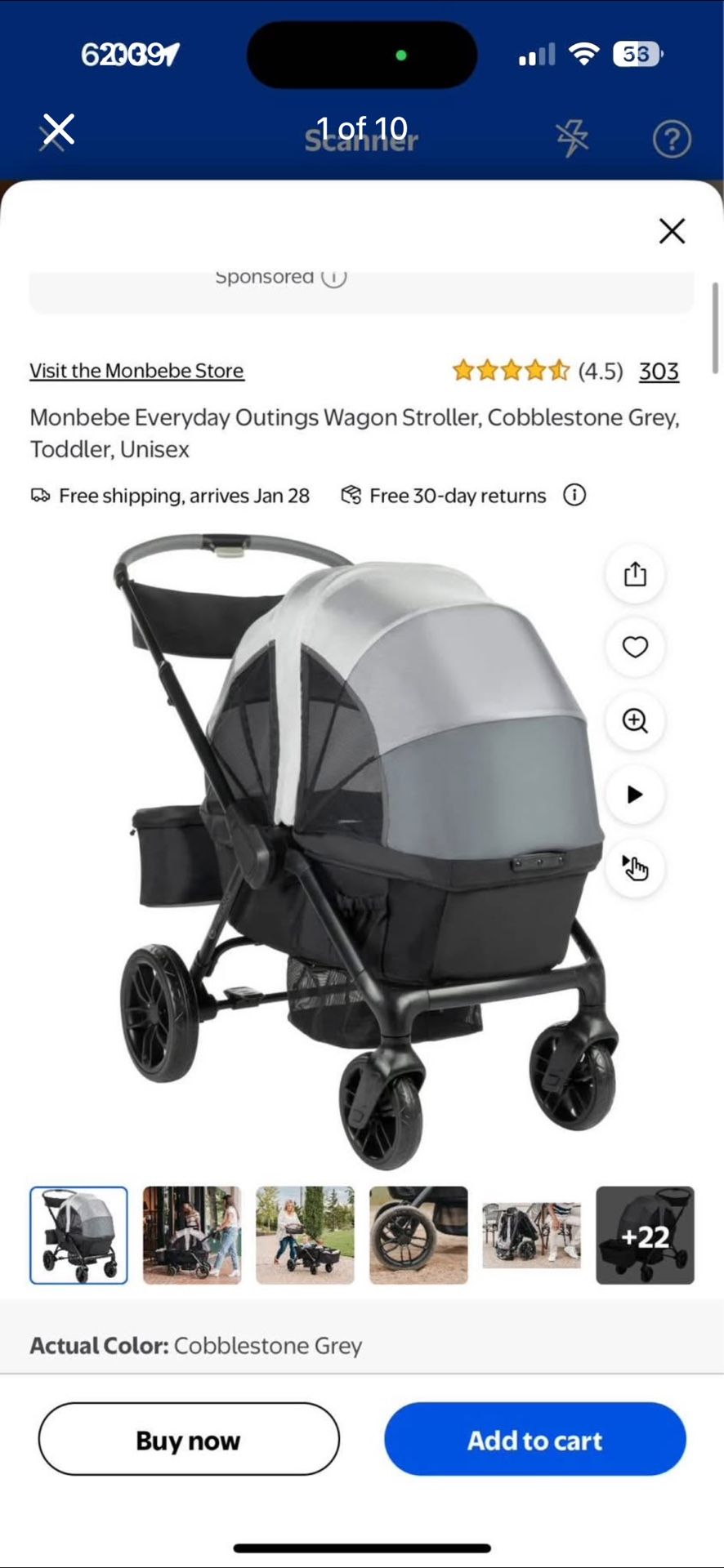 Monbebe Wagon Stroller , Baby Wagon , Baby Stroller