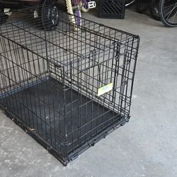 30" Double door folding Pet crate 