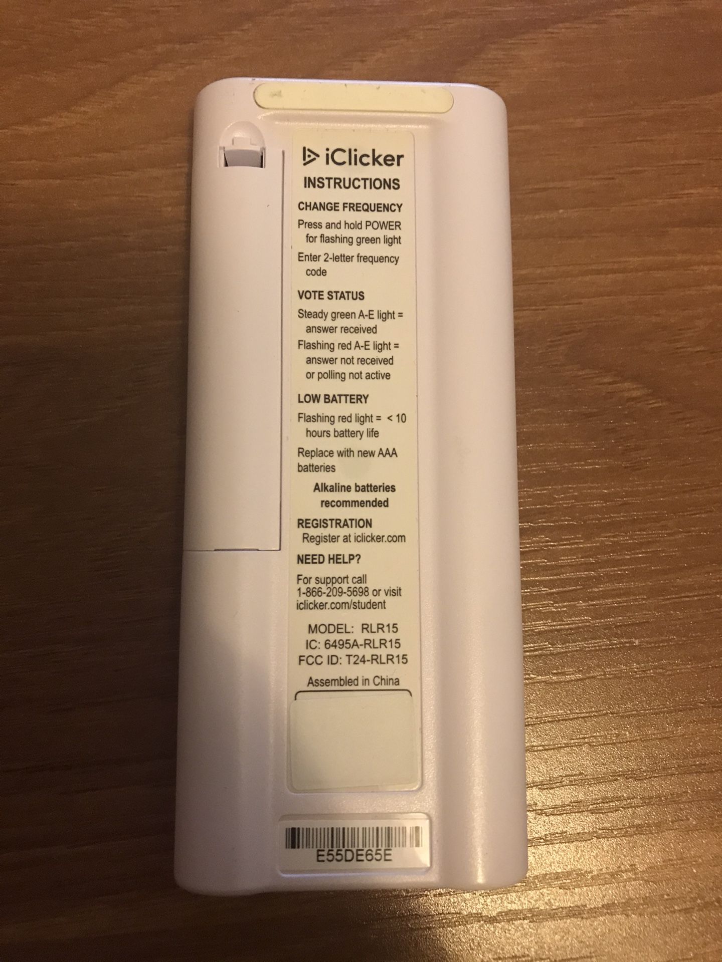 IClicker - Student Remote