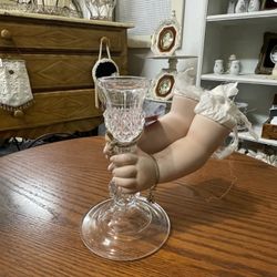 Porcelain Doll Candle Holder 