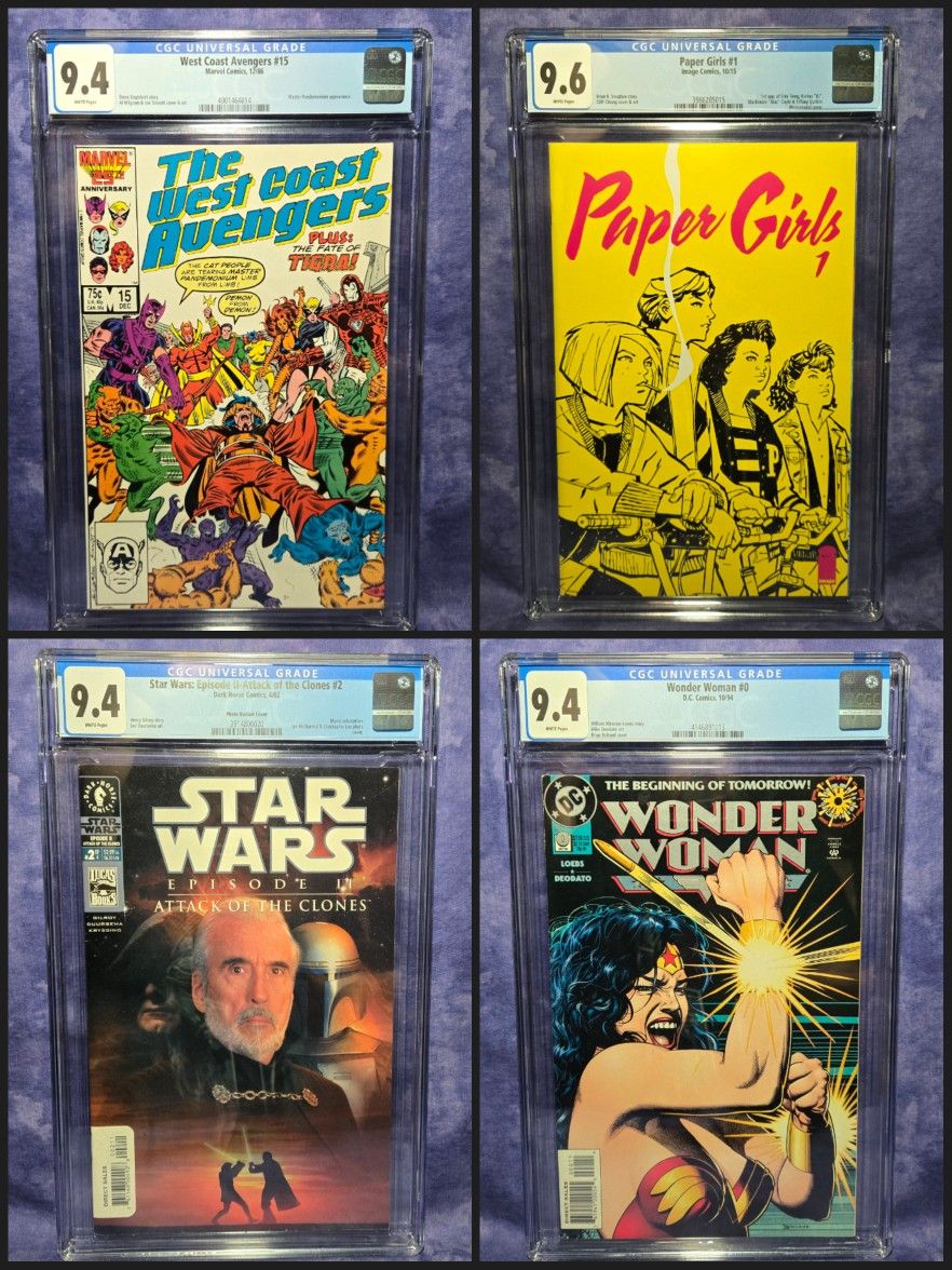 Graded Comic Books • CGC Slabs • Dark Horse DC Image Marvel Comics