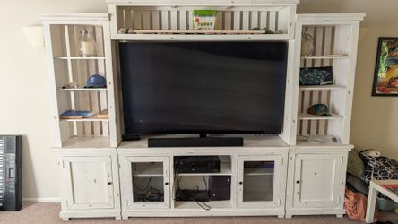Entertainment Center - White Wood
