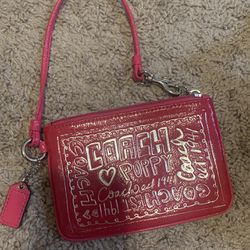 Small Coach Coin purse/wristlet