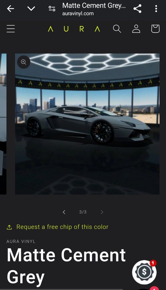AURA Vinyl car wrap