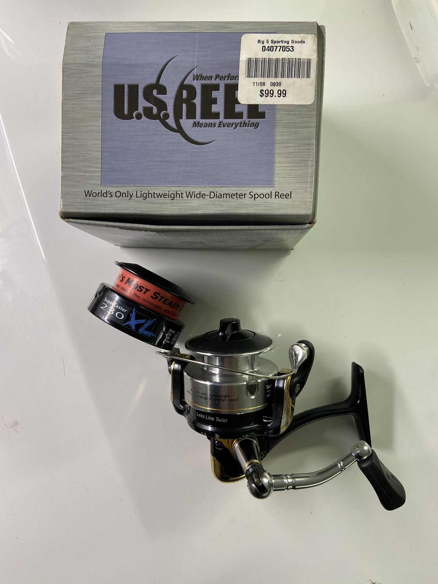 US Reel With 2 Reels Fishing Reel