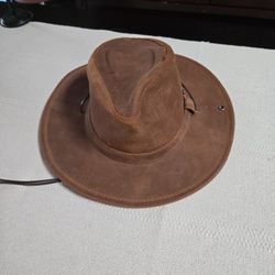 Men's leather Hat 