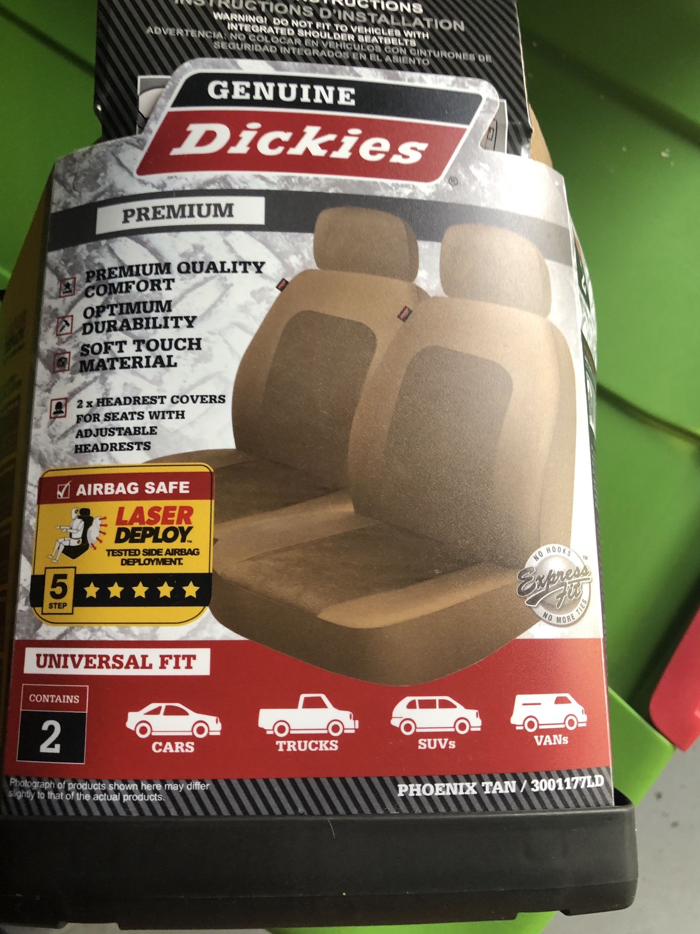 Dickies seat covers