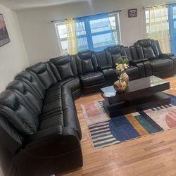 Black sofa  electric 