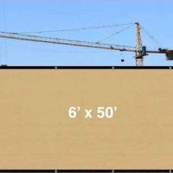FENCE SCREEN 6 X 50 Privacy Screen - 6x50 BEIGE
