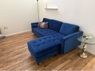 Blue couch