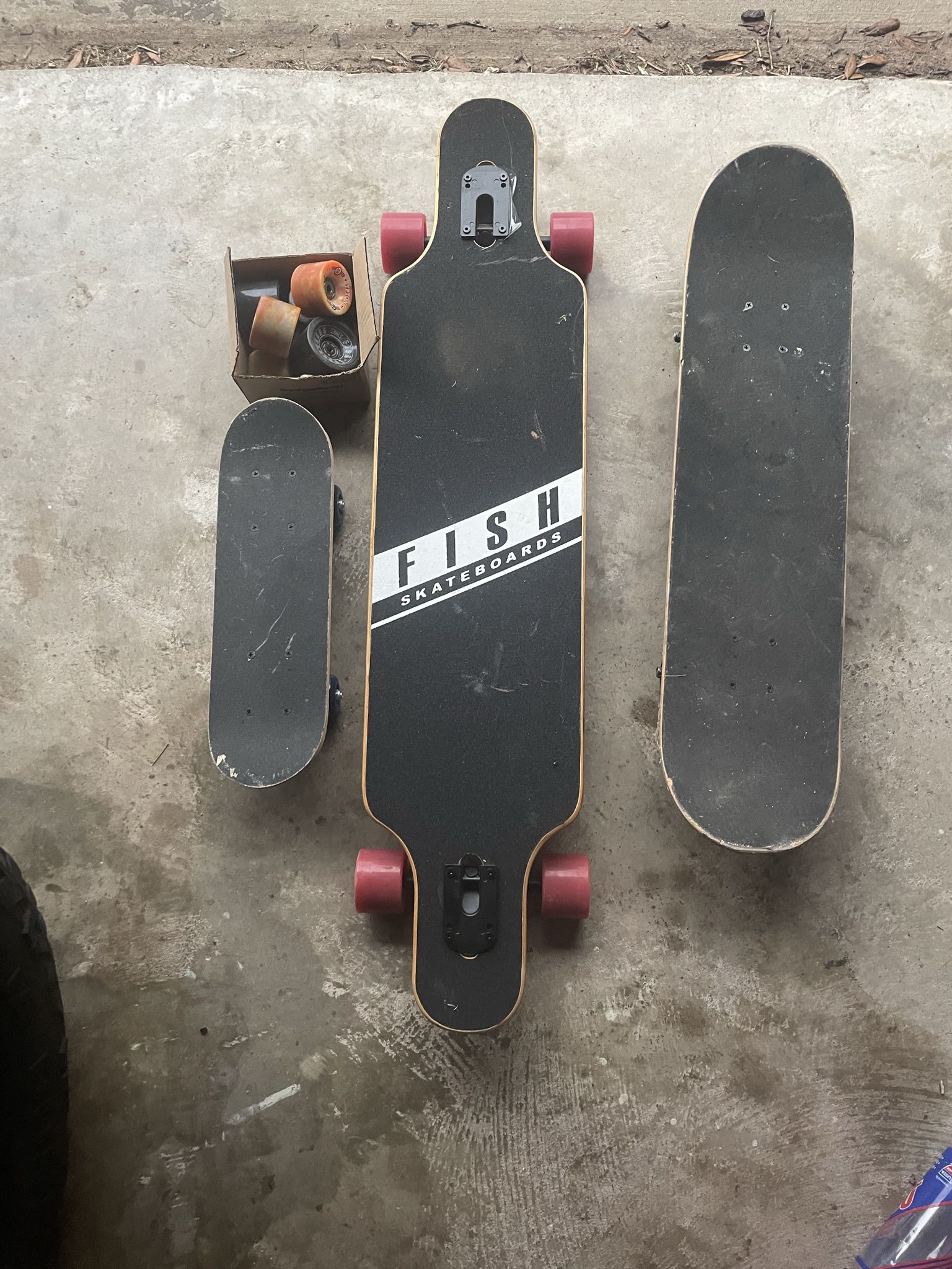 Longboard Skate Board And Wheels 