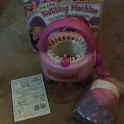 Kids knitting machine