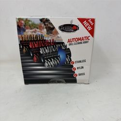 Grillbot 3-in-1 Replacement Brush Kit 9pc Stainless Nylon Brass New
