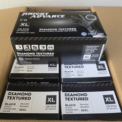 🛡️ Knight Advance Orange 8 Mil Nitrile Gloves – Heavy Duty 🛡️