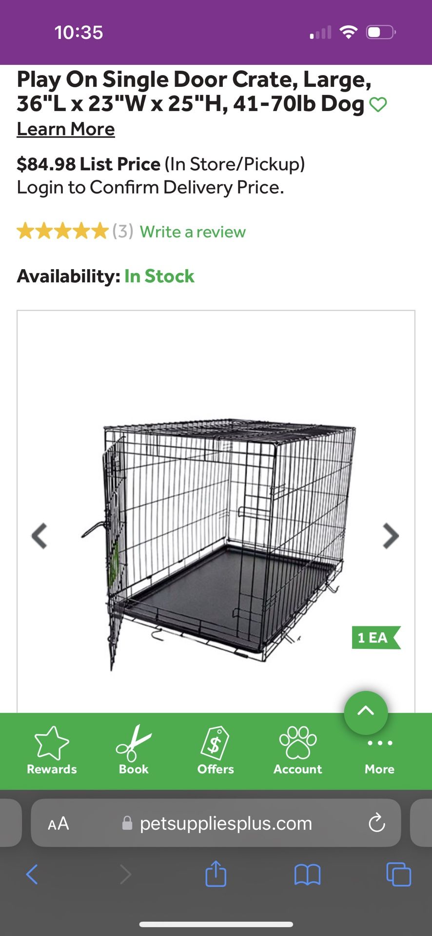 XL Dog crate 