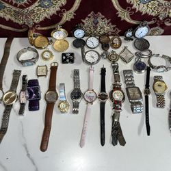 Watch Collection Pocket Watches (As Is)