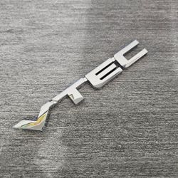 BRAND NEW UNIVERSAL VTEC CHROME ABS PLASTIC TRUNK EMBLEM BADGE STICKER