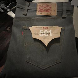 Dark Gray Levi’s 501s