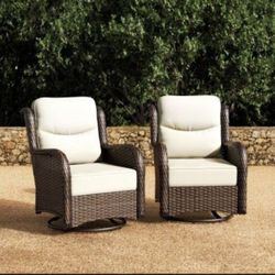 6-in Deep Seating Patio Cushions High Quality Patio Rocking Swivel Chairs Outdoor Patio Chairs Rocking Swivel Chair 🆕🆕🚛🛺🆕