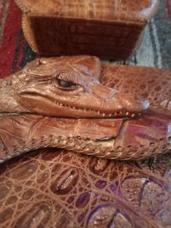 Antique Alligator Purses